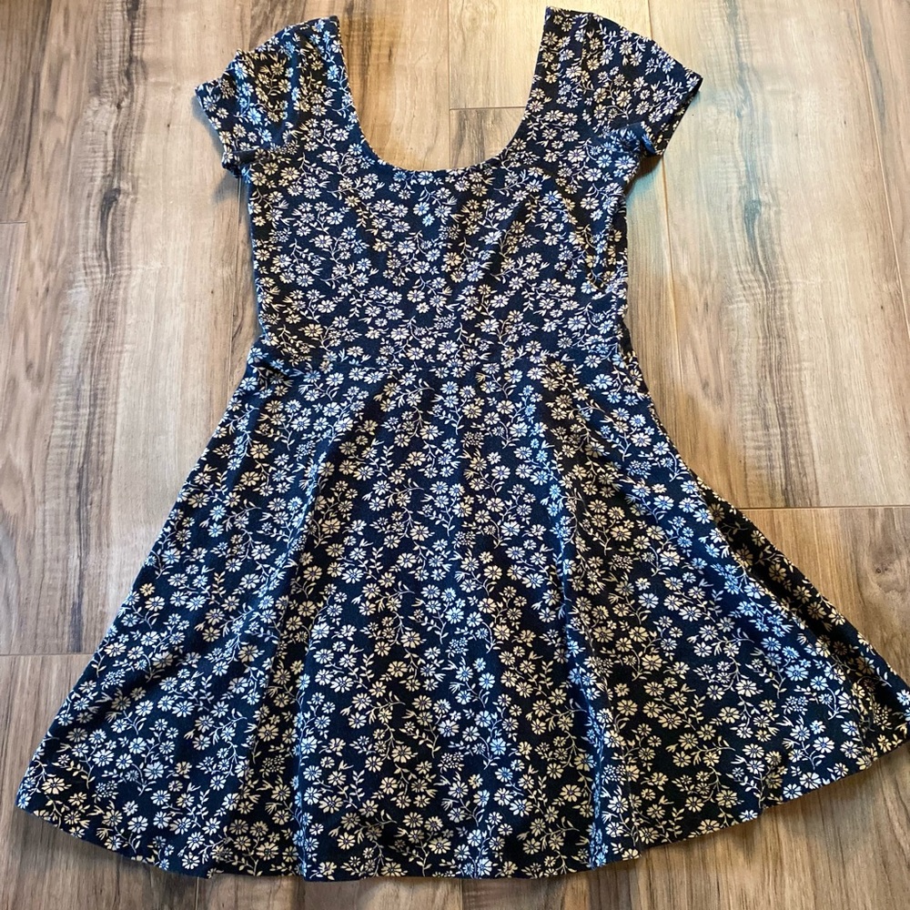 🎶F21 Aline Skater Floral Dress